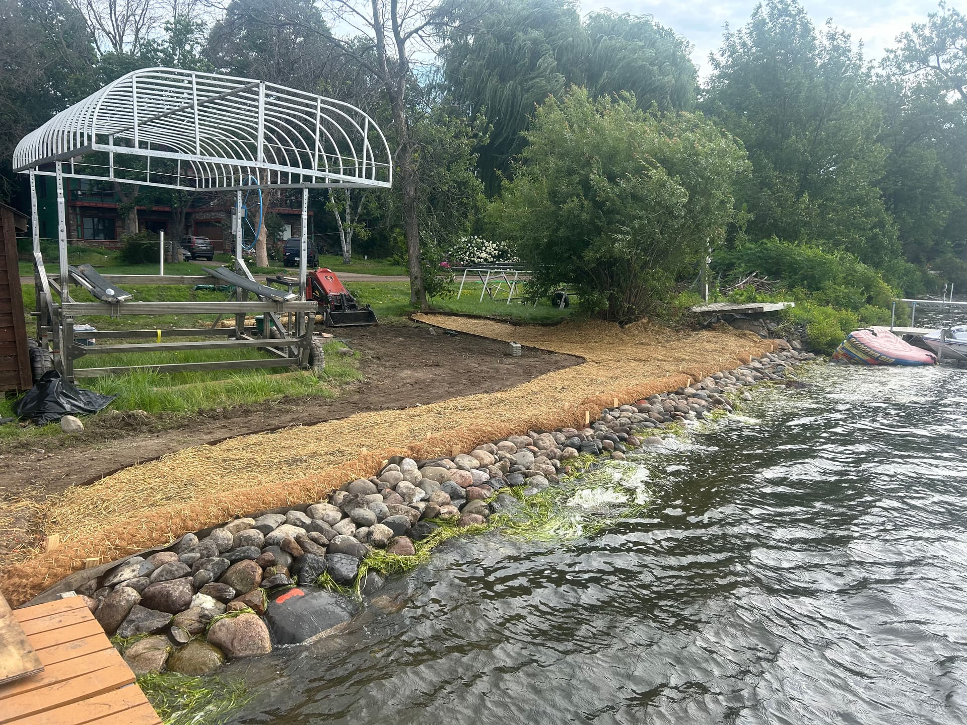 Gallery photos for Shoreline Restoration with Native Plants and Natural Materials: Image #1
