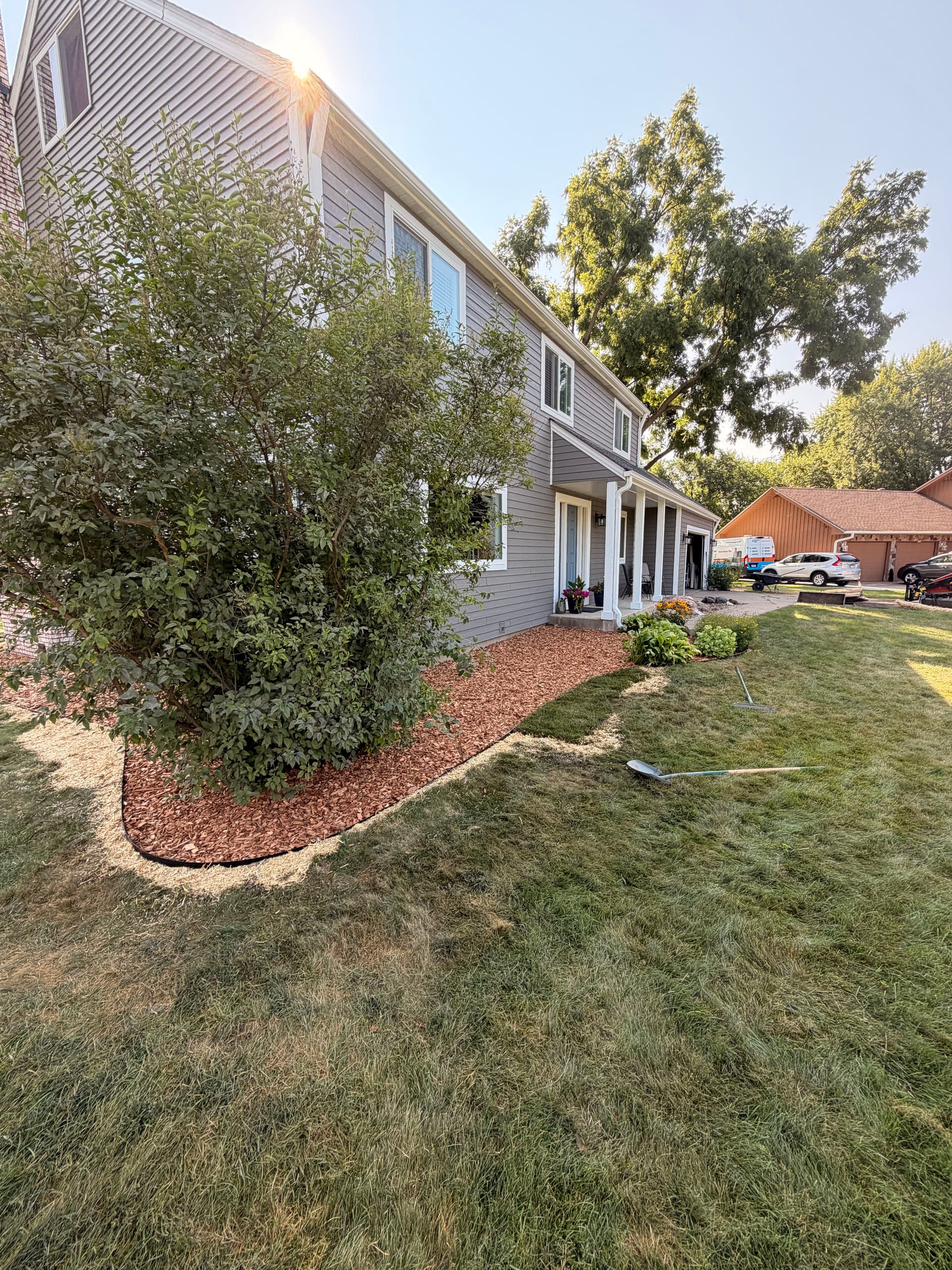 Gallery photos for Unilock Patio, Boulder Wall, and Backyard Regrade - Phase 1 Complete: Image #4