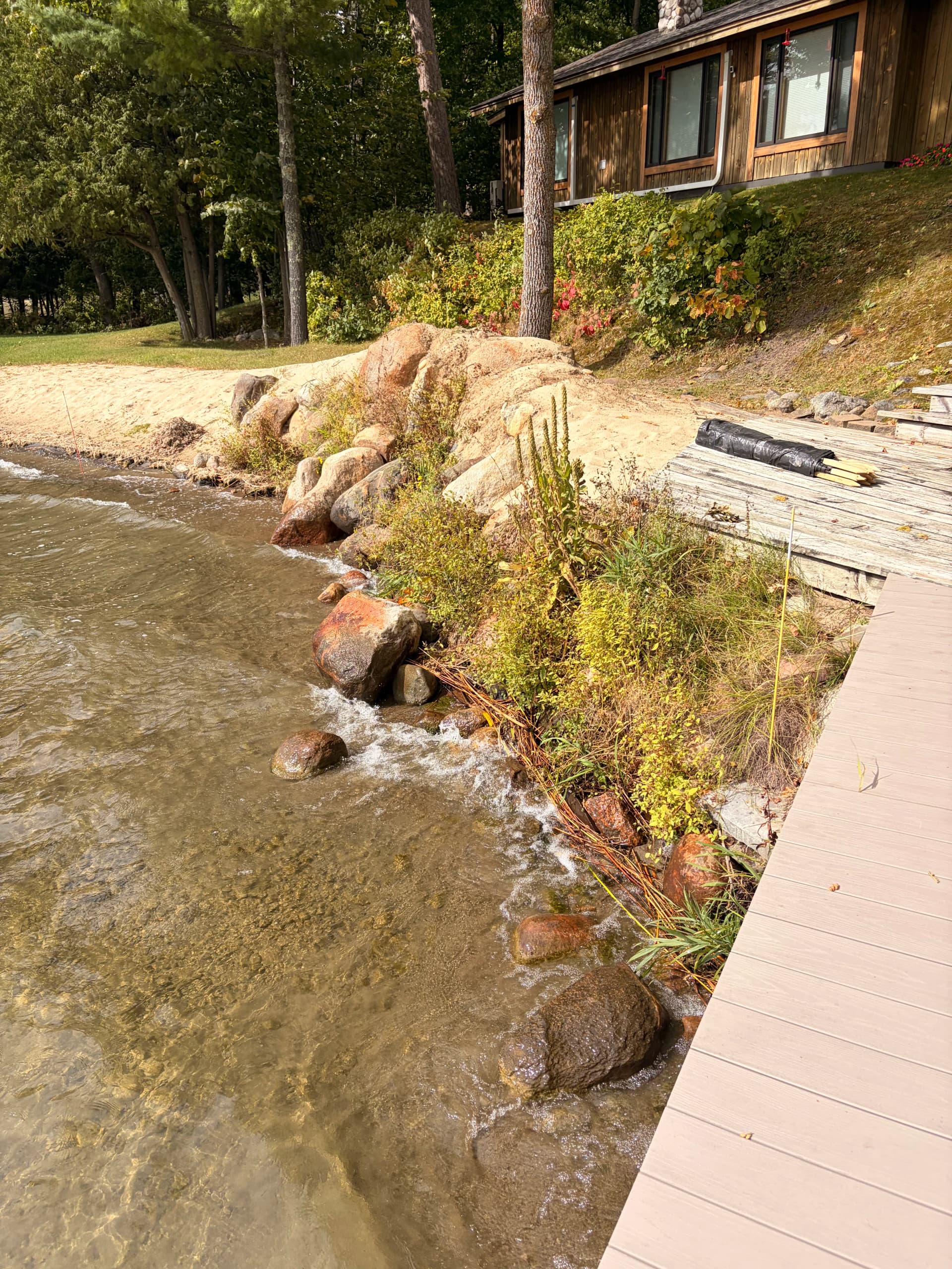 Gallery photos for Engineered Riprap Shoreline Restoration in Grand Rapids MN: Image #2