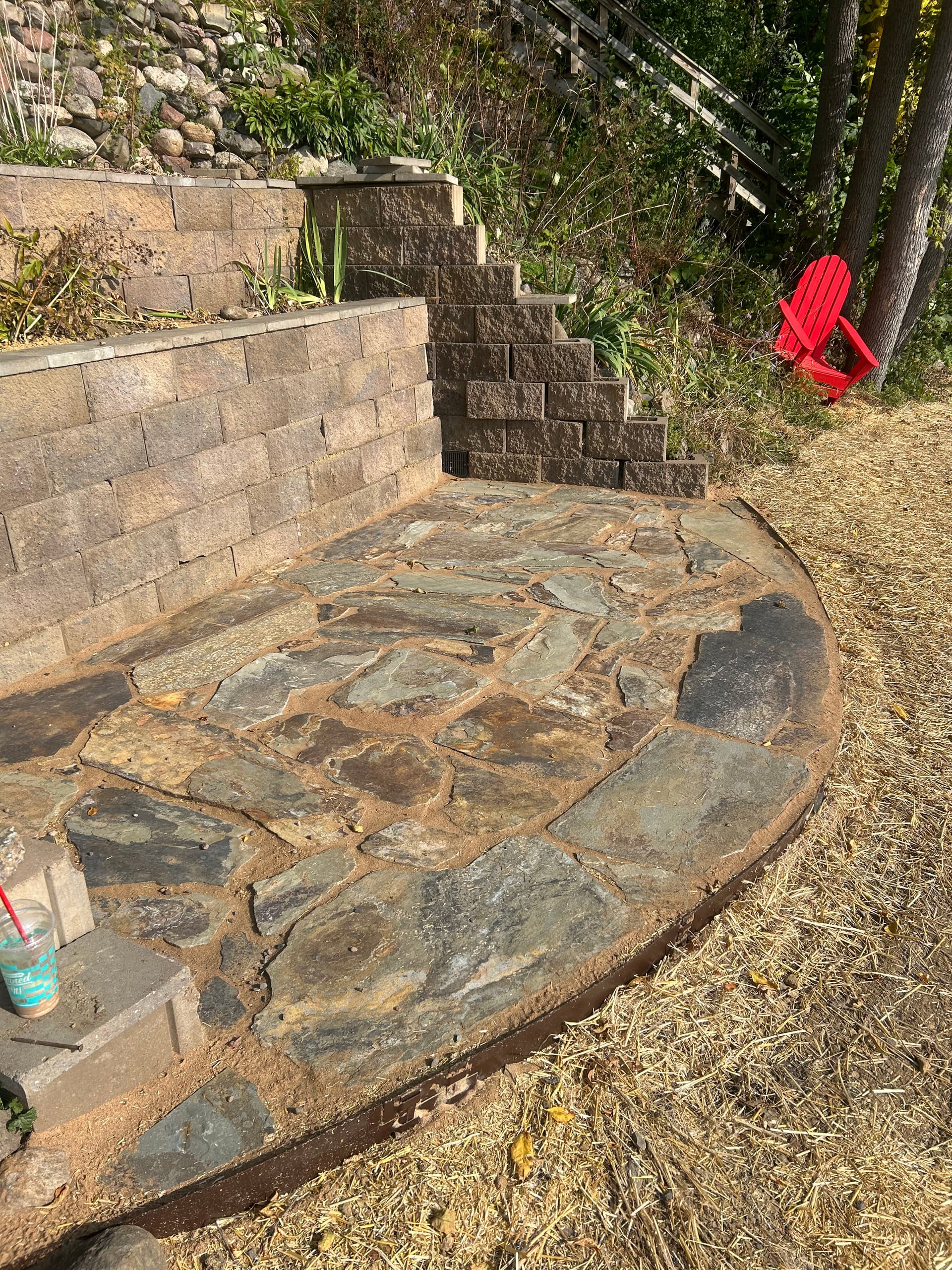Lakeside Retreat Creation with Boulder Walls and Shoreline Restoration