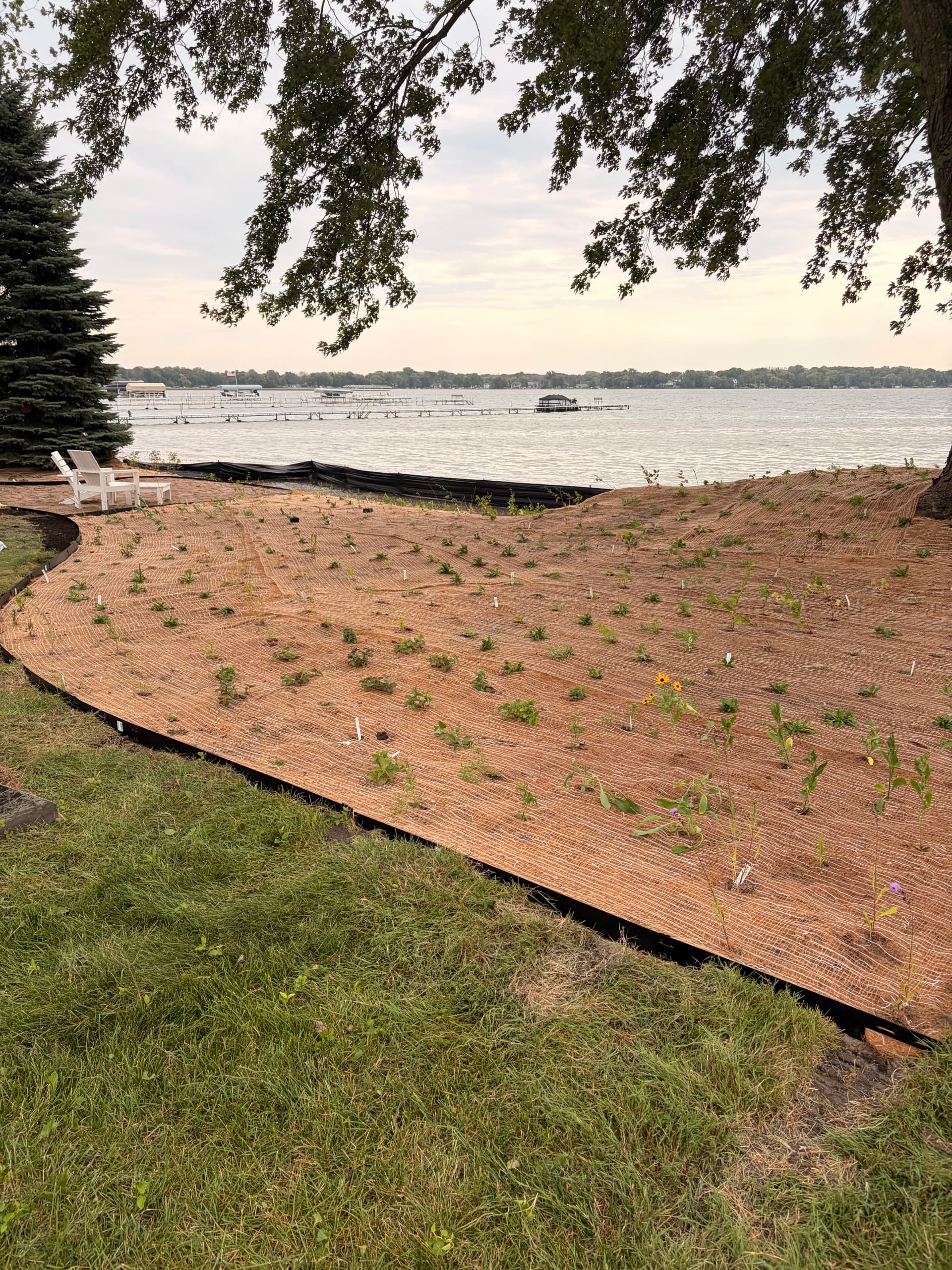 Gallery photos for Ice Heave Damage Fixed With a Full Lakeside Shoreline Restoration: Image #1