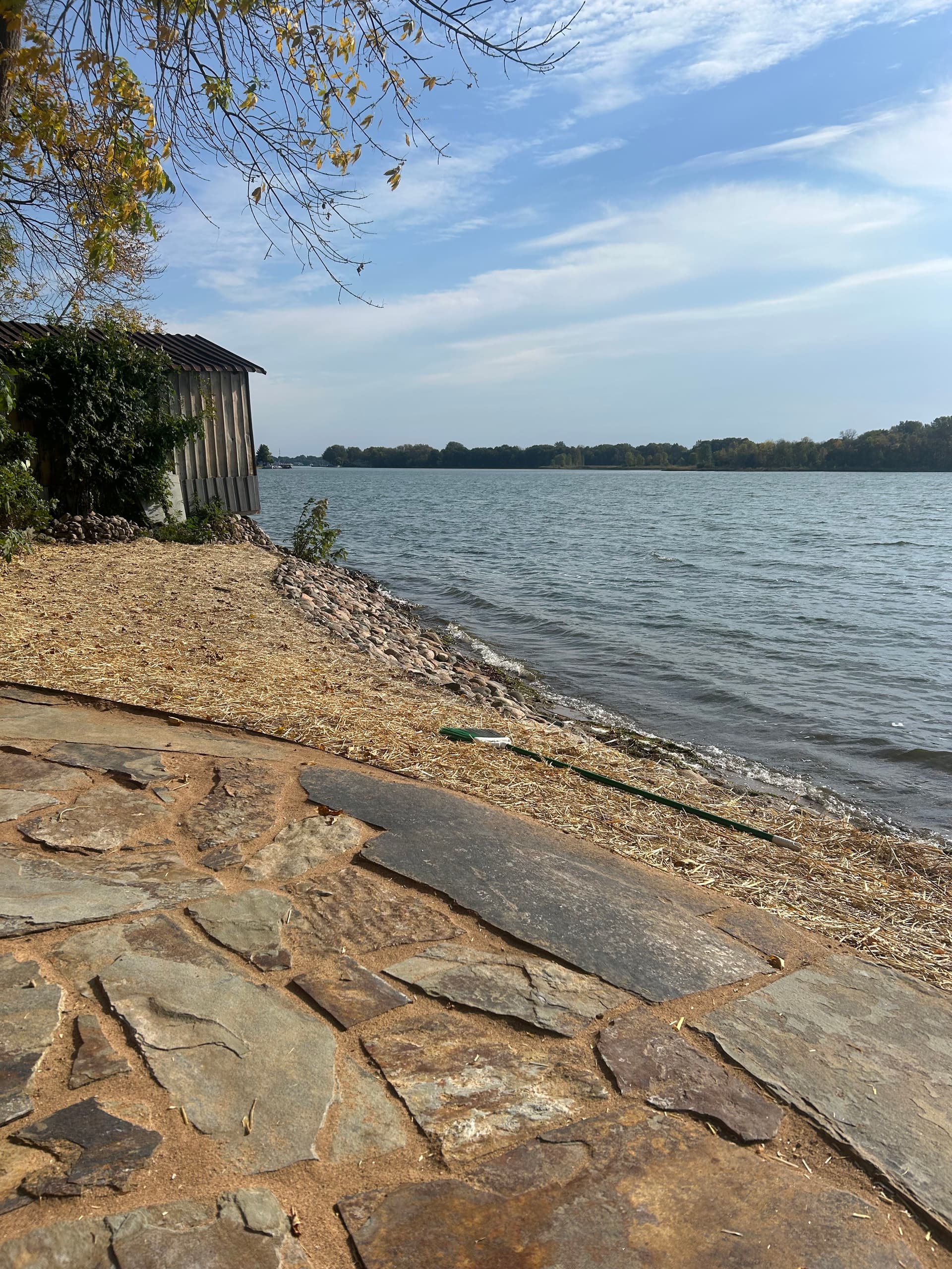 Gallery photos for Riprap Shoreline with Flagstone Patio in Chisago City: Image #2