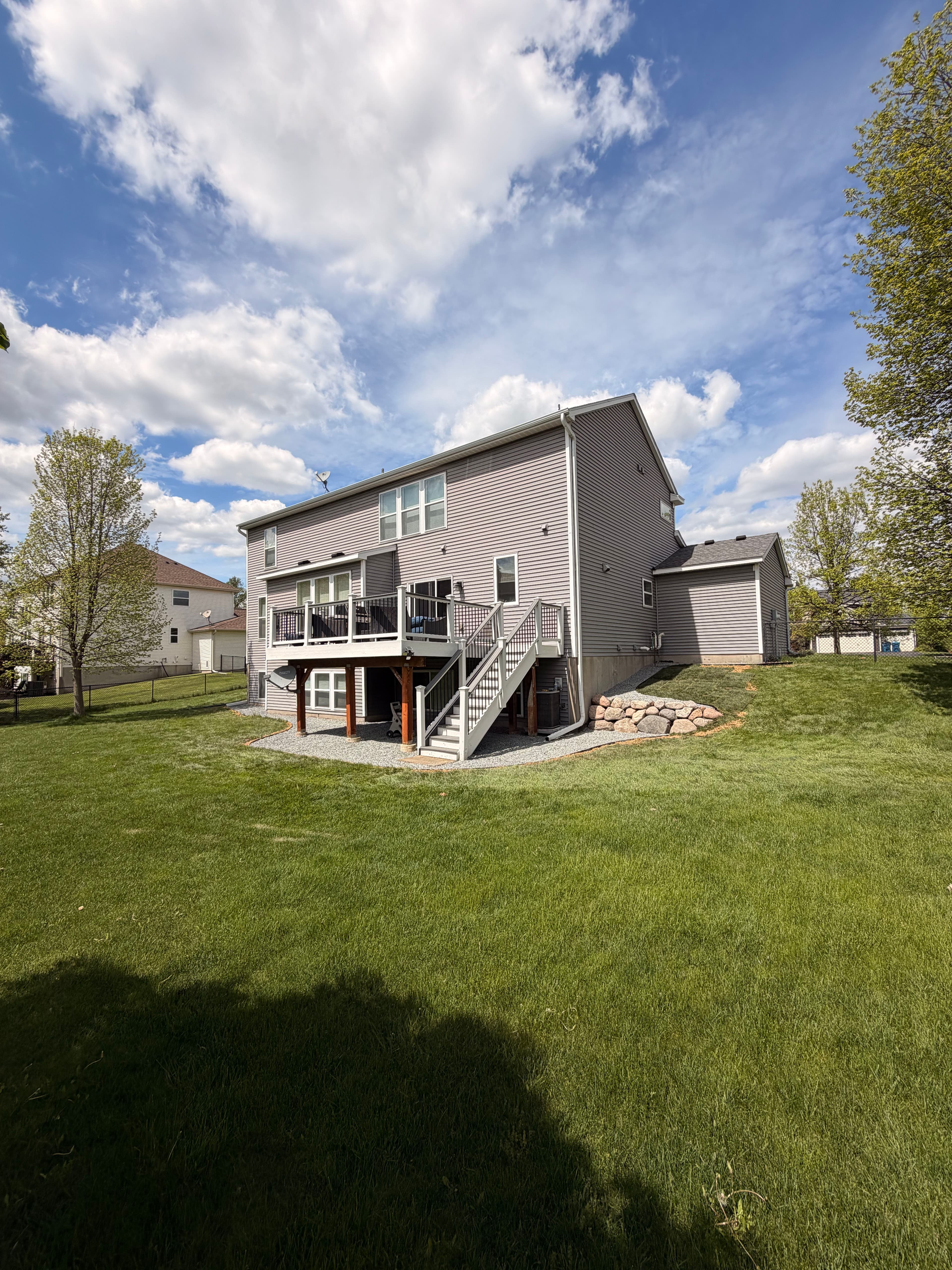 Project Backyard Boulder Wall and Gravel Landscaping Done Right image
