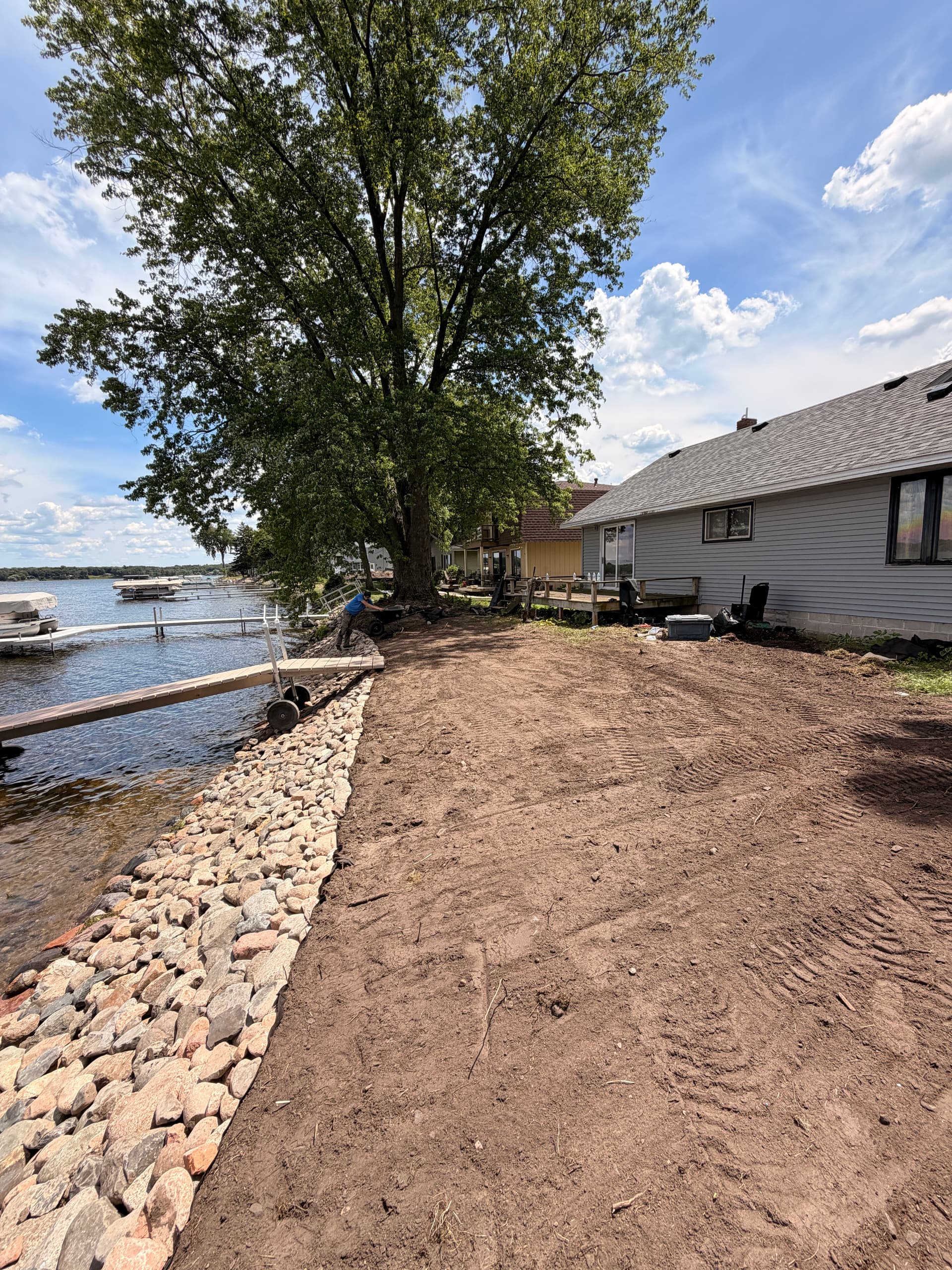 Gallery photos for Riprap Shoreline Restoration That Holds Up and Looks Sharp: Image #1